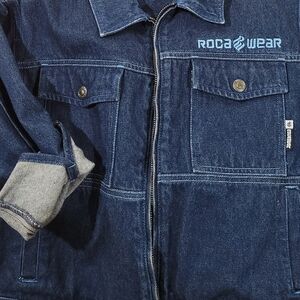 Rocawear Denim Zip Up Jacket